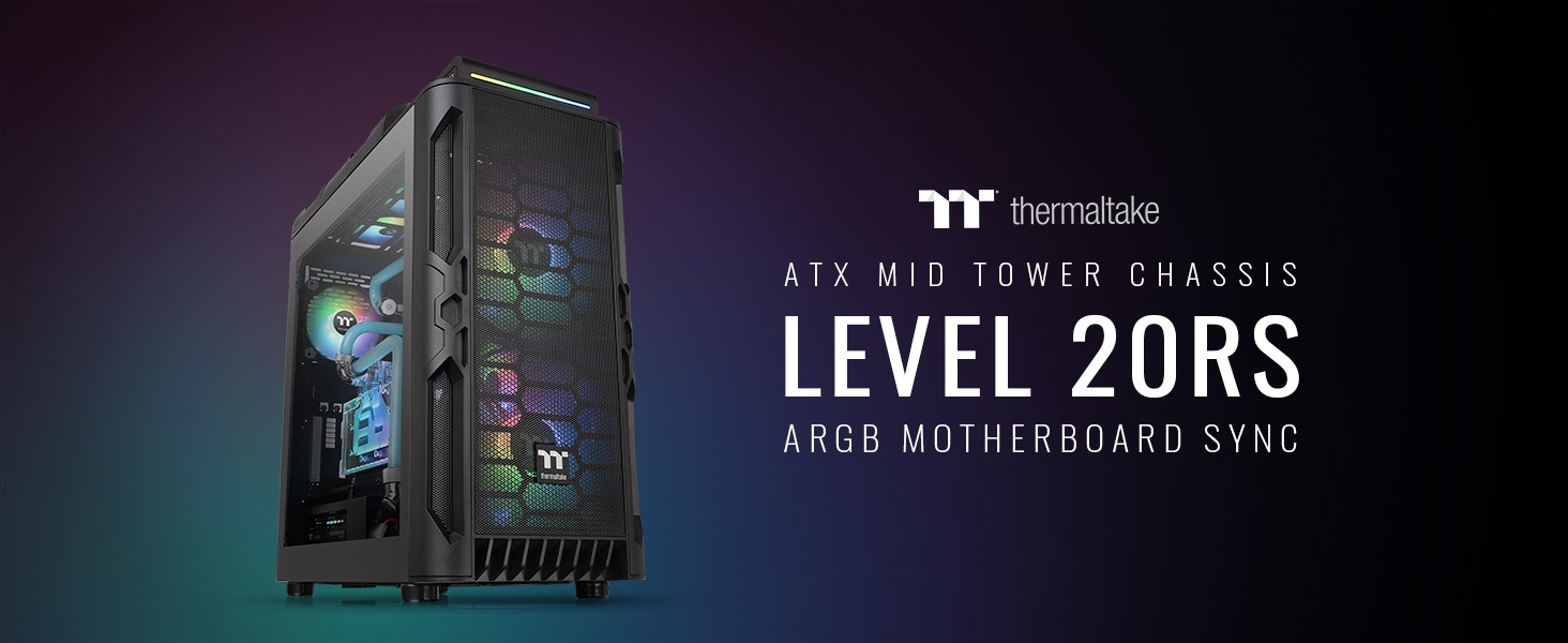 Vỏ Case Thermaltake Level 20 RS ARGB Mid Tower Chassis